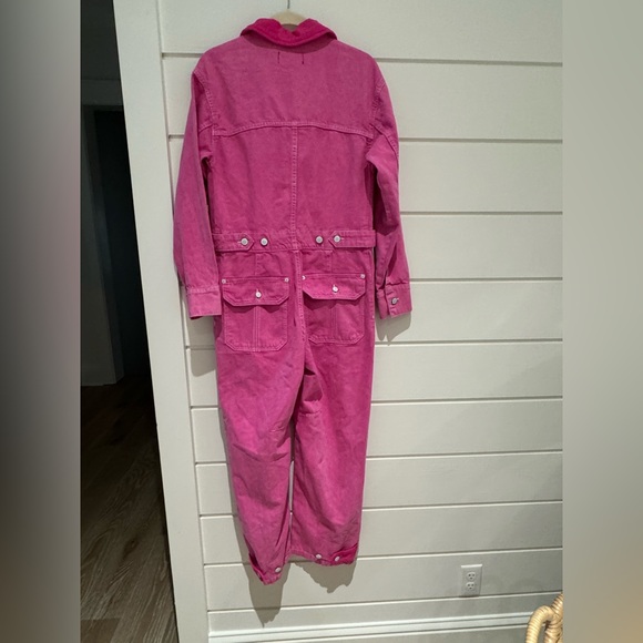 Free People Geronimo Jumpsuit Coverall We The Free - PINK -  XS - NWOT - Picture 7 of 9